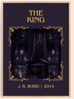 The King Classic Book Art Print by J. R. Ward – book poster