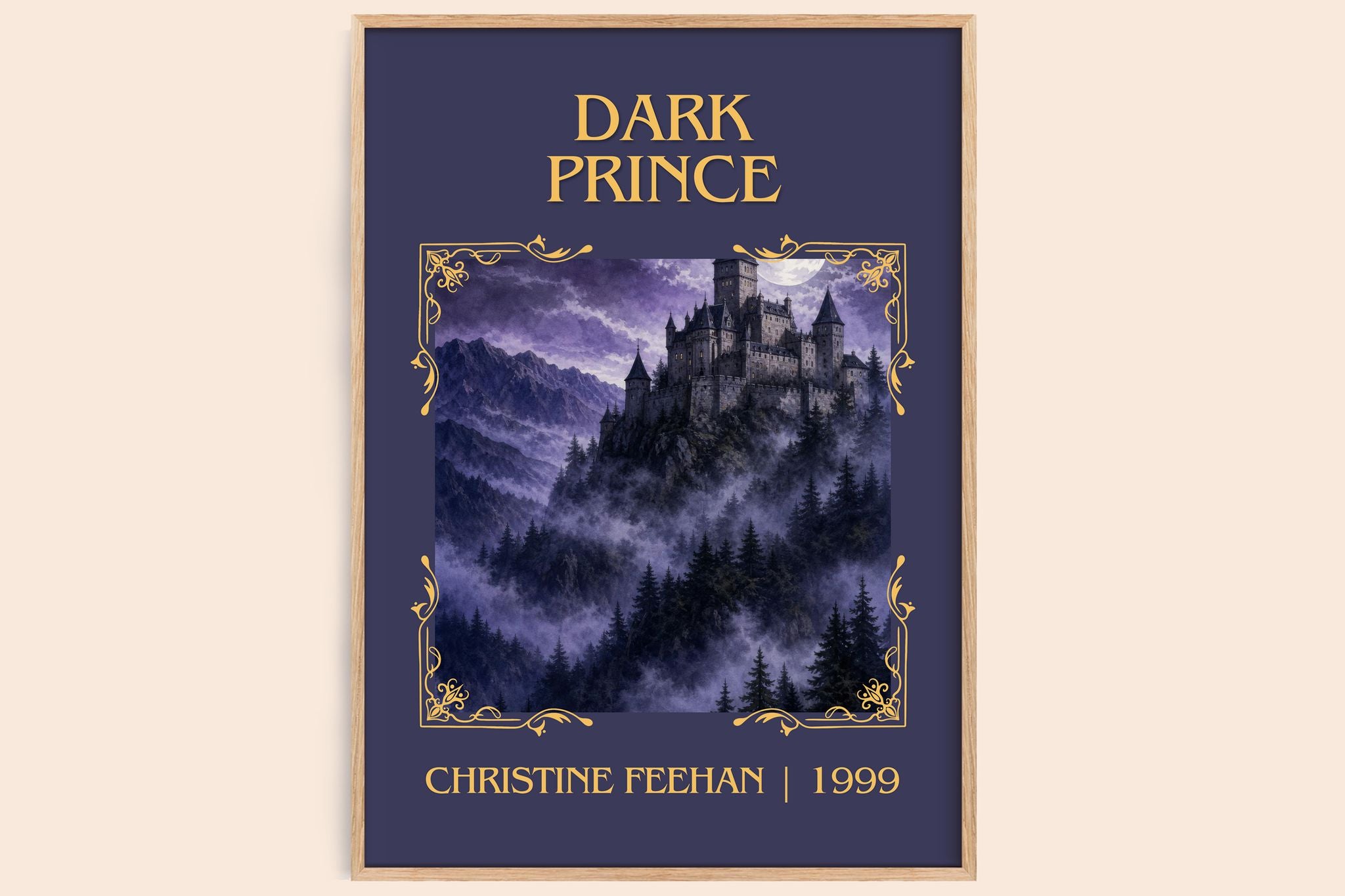 Dark Prince Classic Book Art Print by Christine Feehan