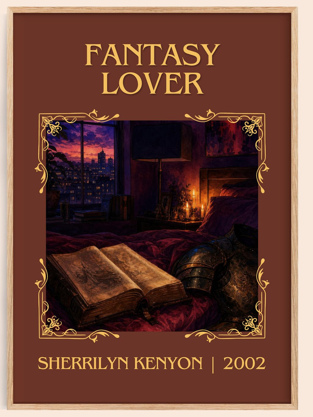 Fantasy Lover Classic Book Art Print by Sherrilyn Kenyon – book poster