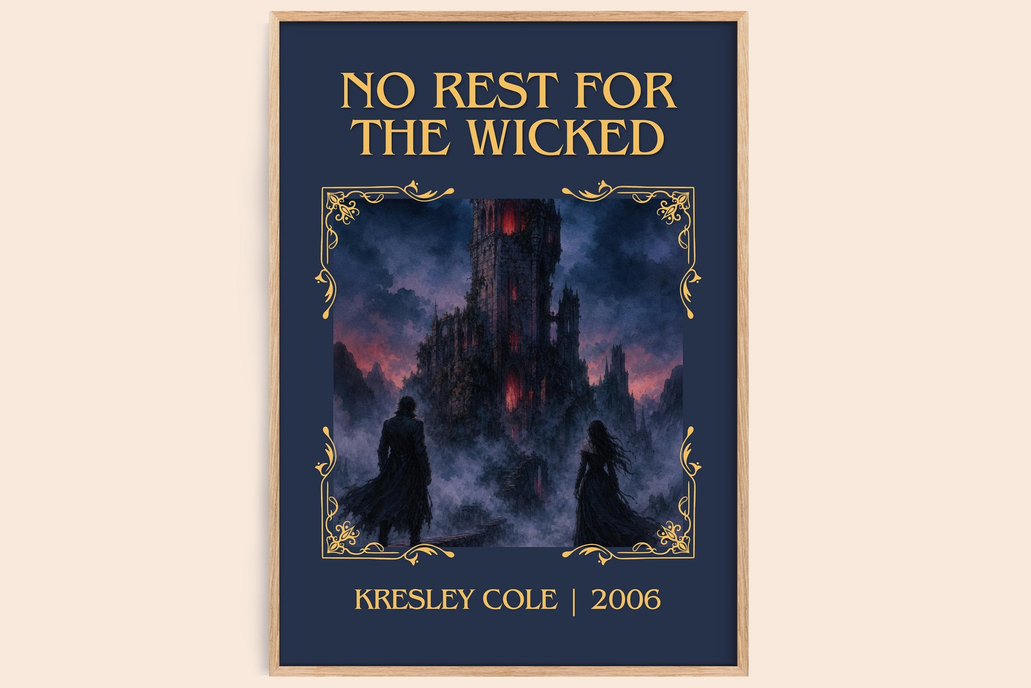 No Rest for the Wicked Classic Book Art Print by Kresley Cole