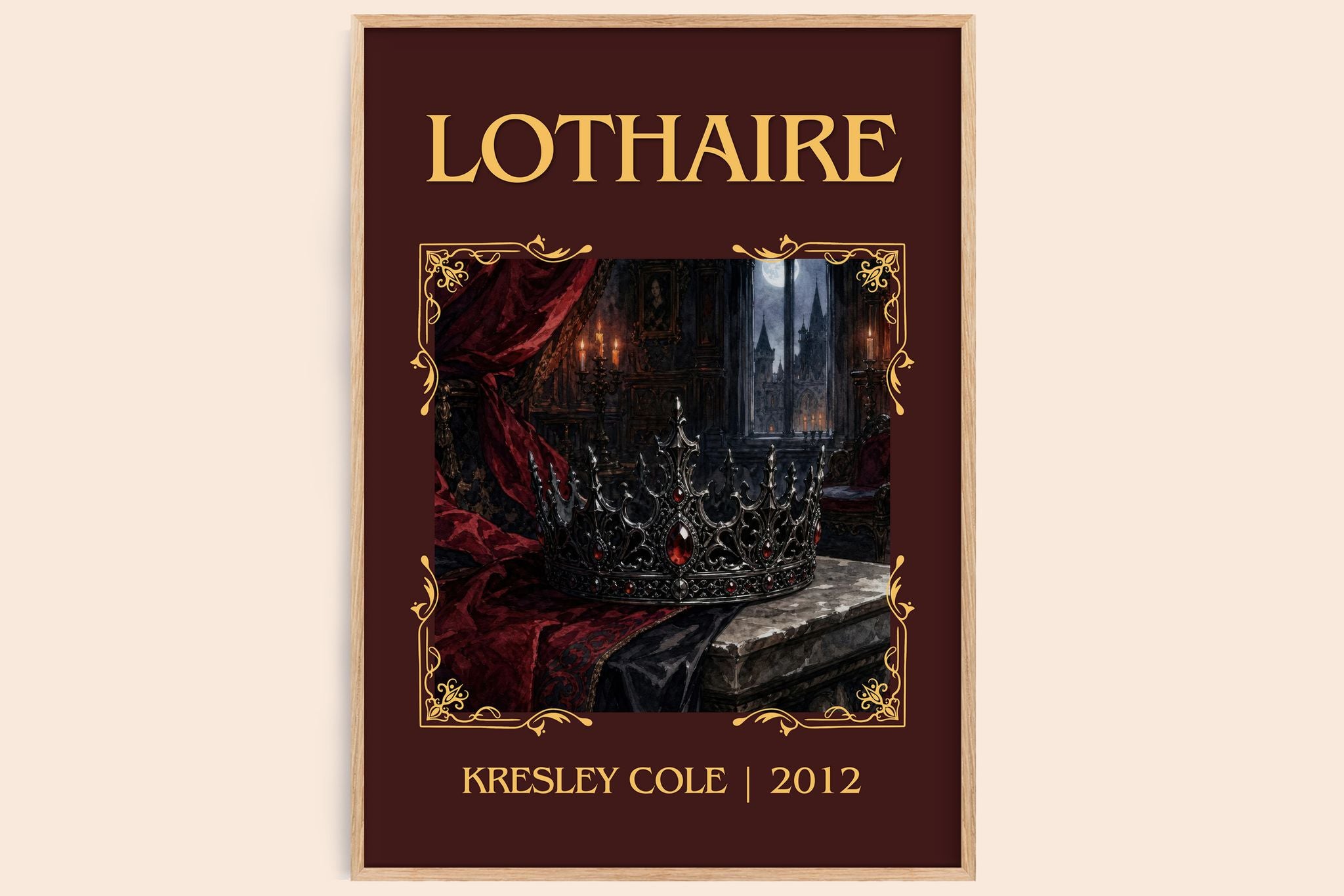 Lothaire Classic Book Art Print by Kresley Cole