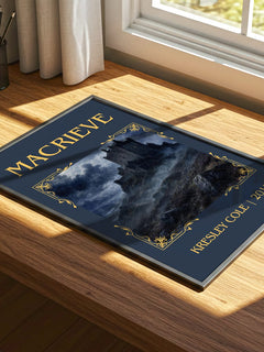 MacRieve Classic Book Art Print by Kresley Cole – print on a sunlit desk