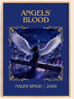 Angels' Blood Classic Book Art Print by Nalini Singh – book poster