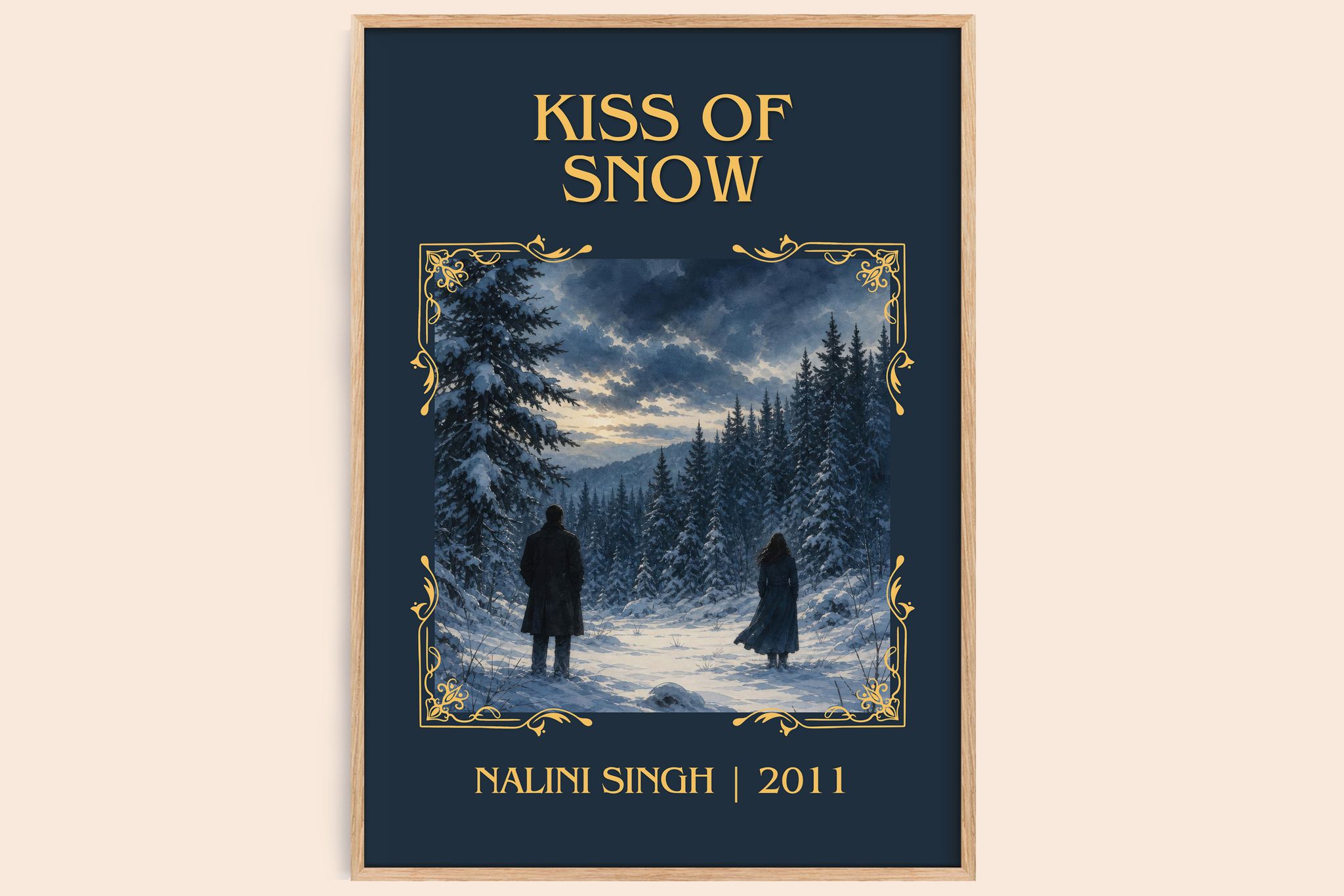 Kiss of Snow Classic Book Art Print by Nalini Singh