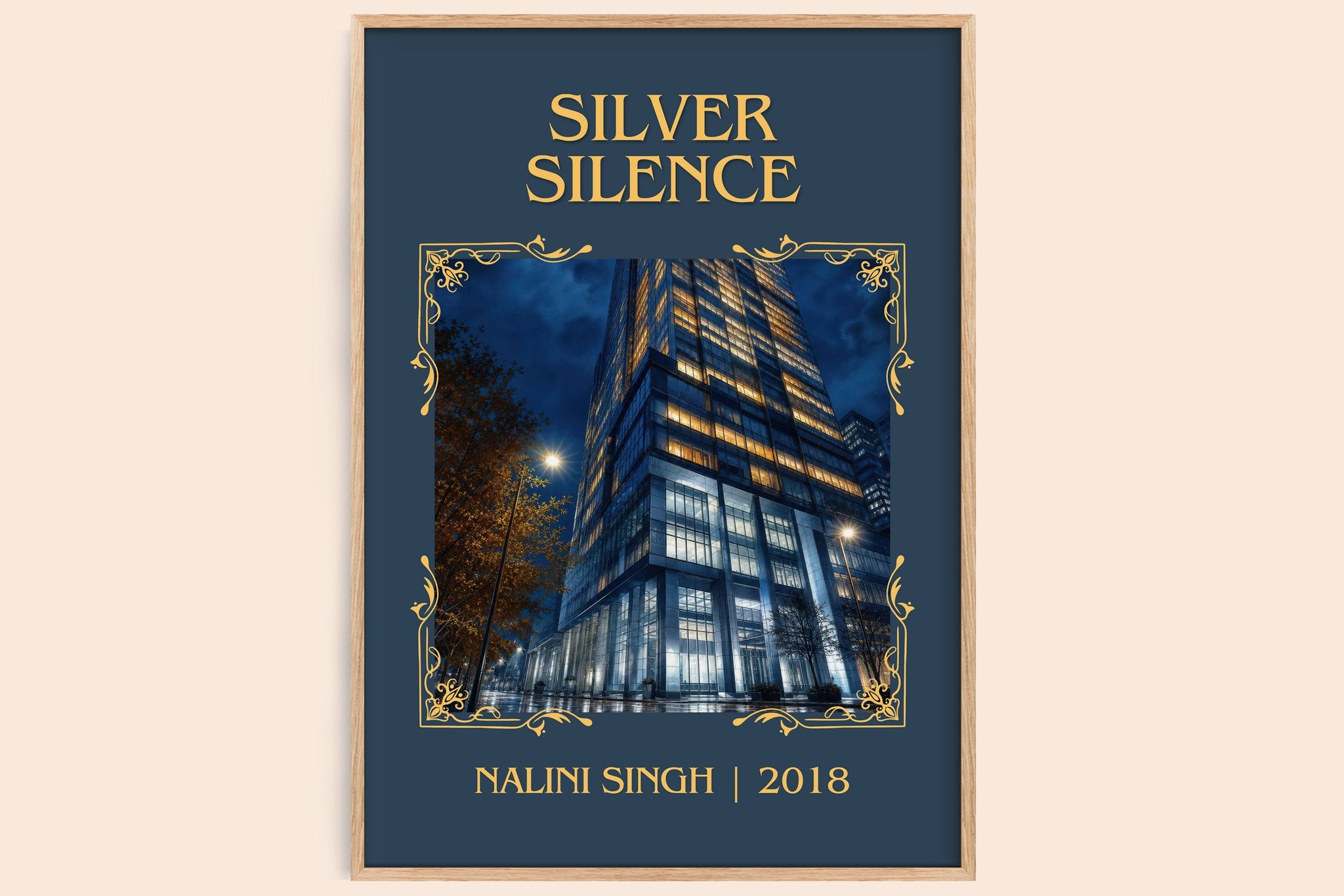 Silver Silence Classic Book Art Print by Nalini Singh