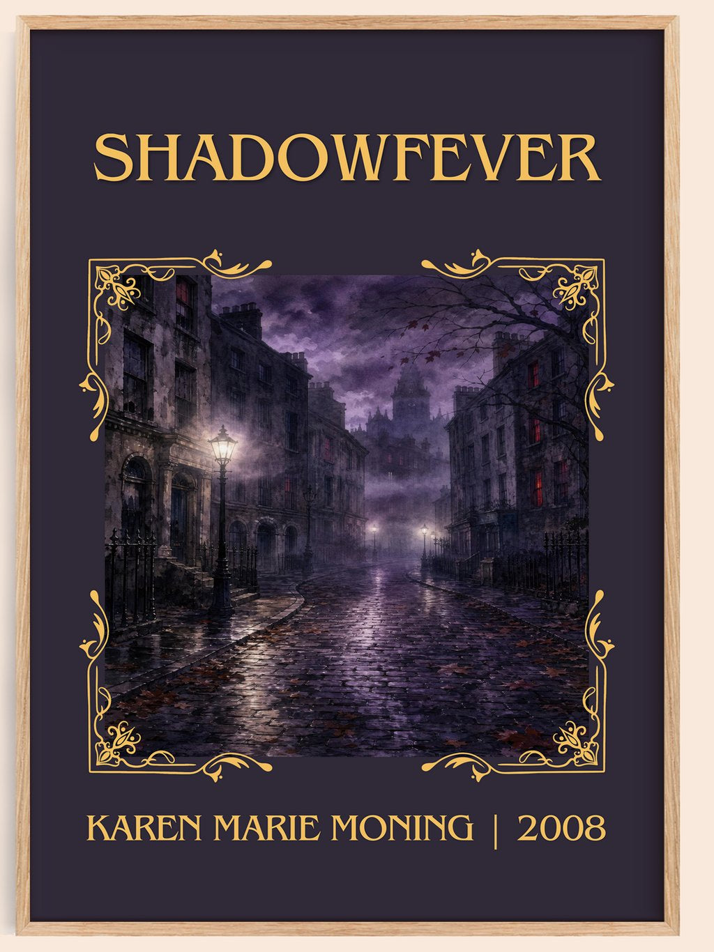 Shadowfever Classic Book Art Print by Karen Marie Moning – book poster