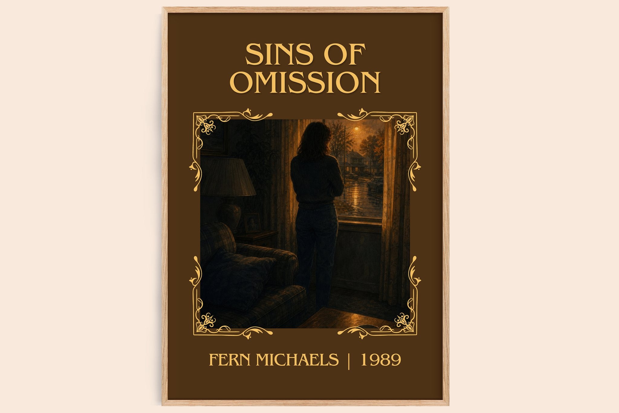 Sins of Omission Classic Book Art Print by Fern Michaels