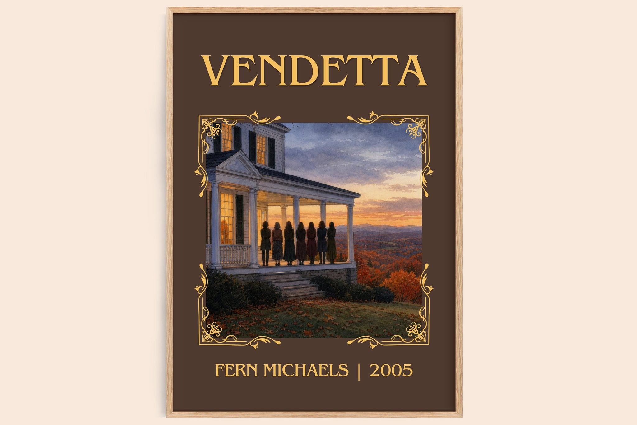 Vendetta Classic Book Art Print by Fern Michaels