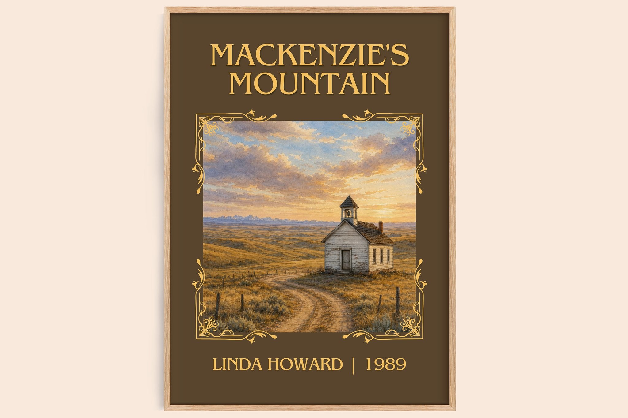 Mackenzie's Mountain Classic Book Art Print by Linda Howard