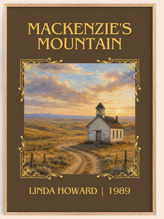 Mackenzie's Mountain Classic Book Art Print by Linda Howard – book poster