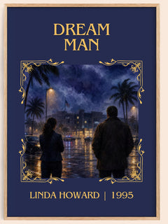 Dream Man Classic Book Art Print by Linda Howard – book poster