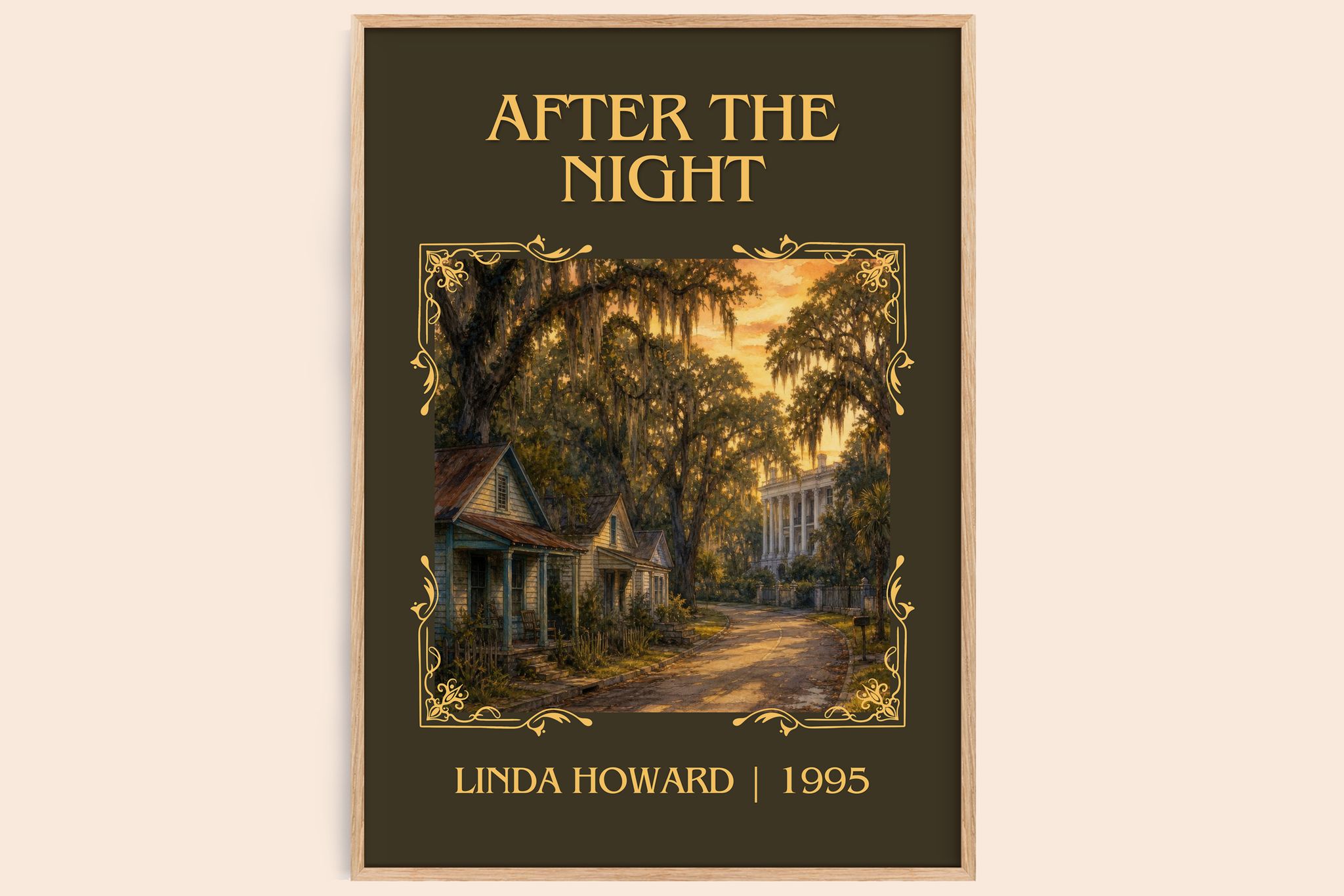 After the Night Classic Book Art Print by Linda Howard