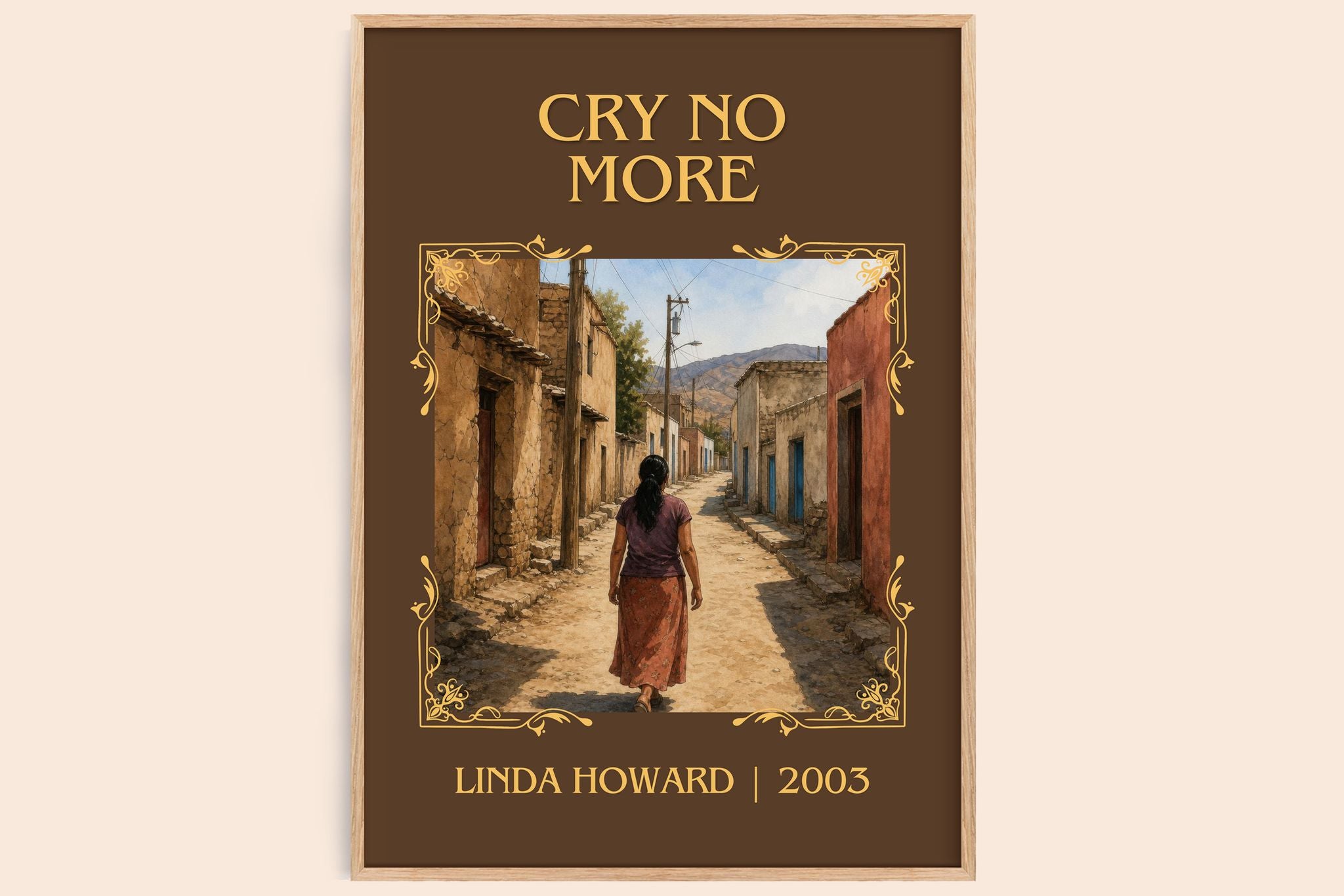 Cry No More Classic Book Art Print by Linda Howard