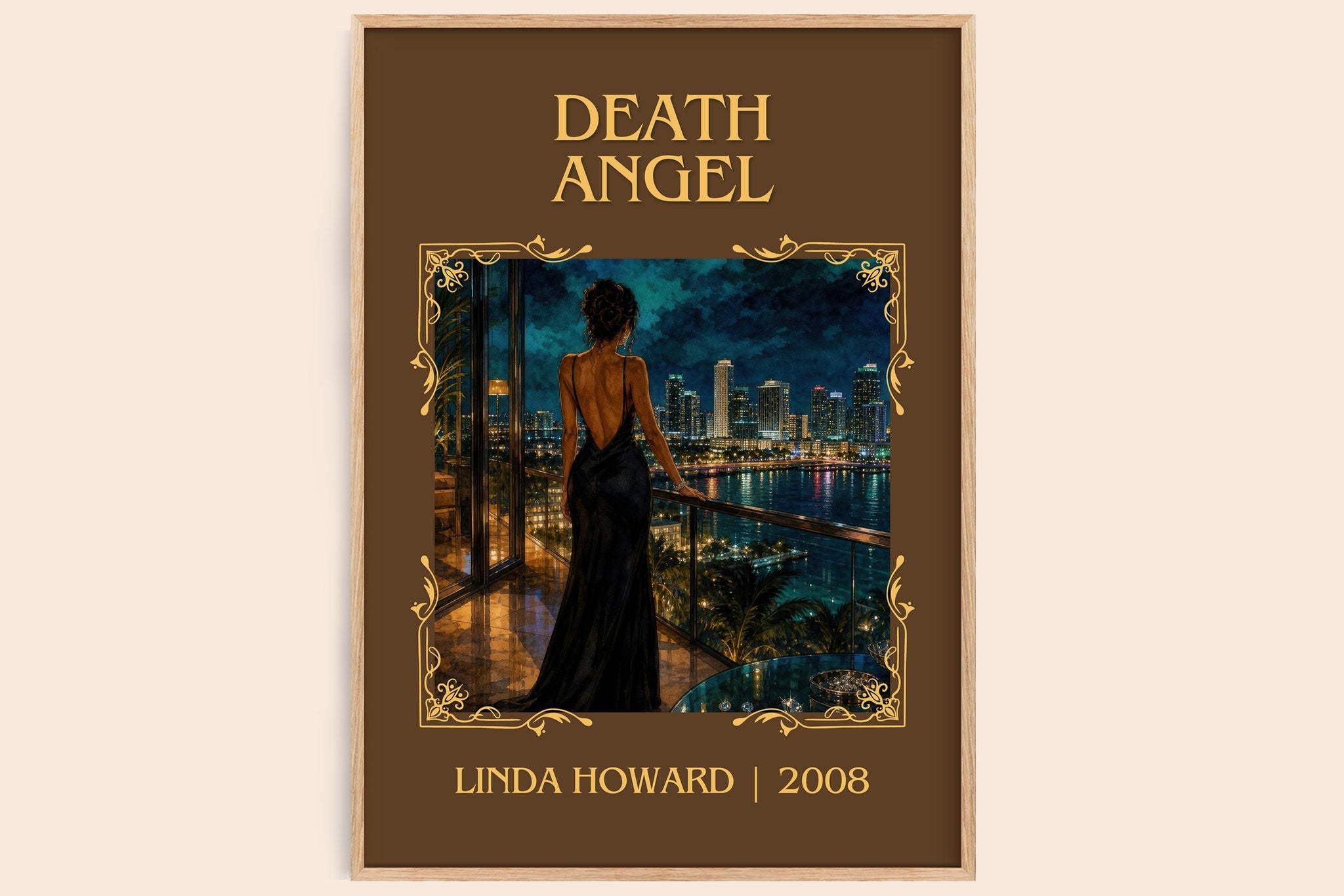 Death Angel Classic Book Art Print by Linda Howard