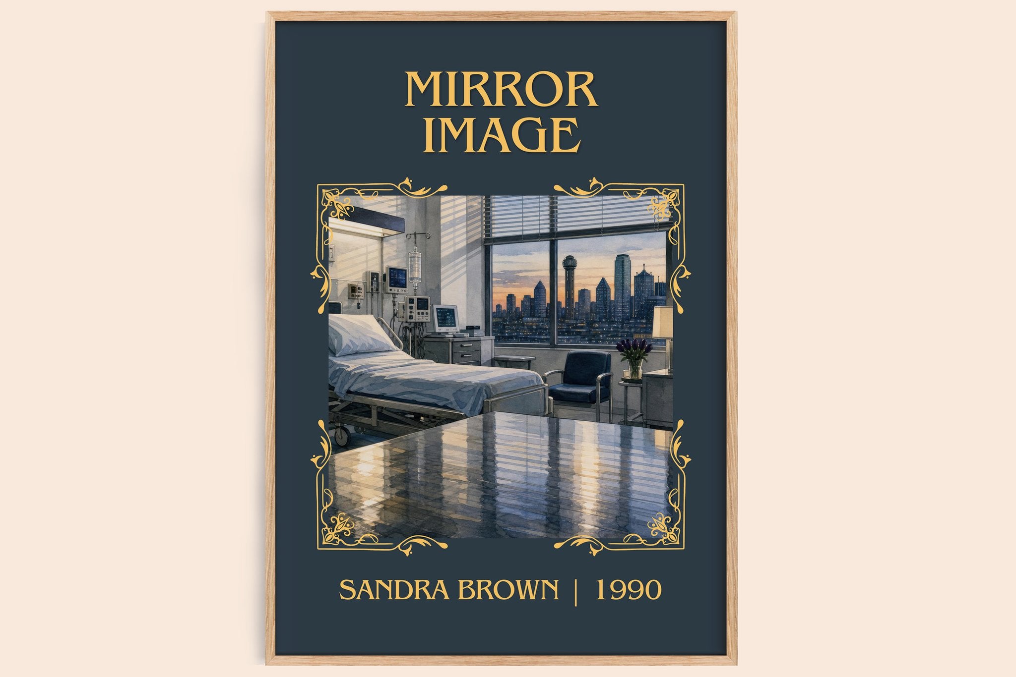 Mirror Image Classic Book Art Print by Sandra Brown