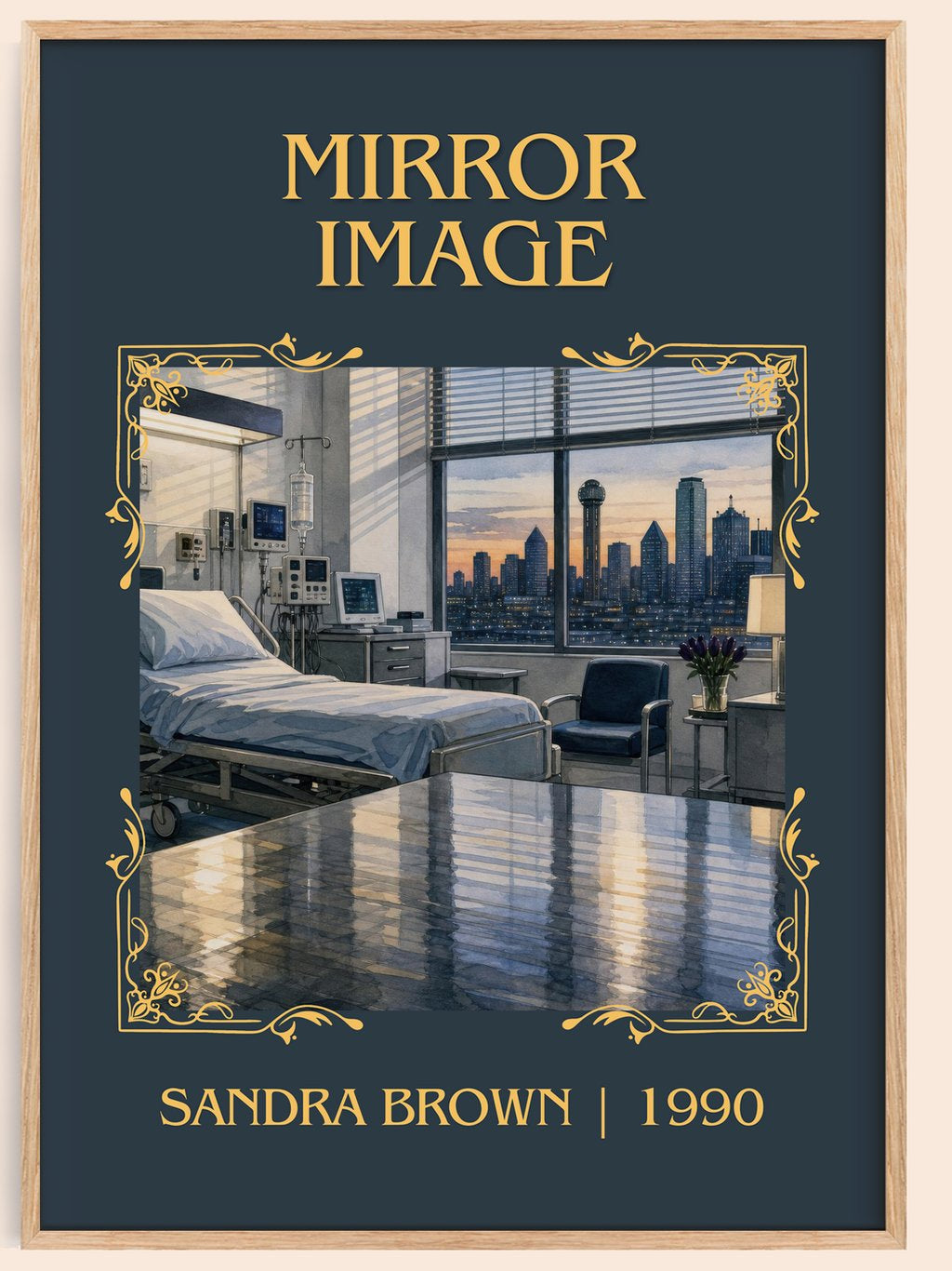 Mirror Image Classic Book Art Print by Sandra Brown – book poster
