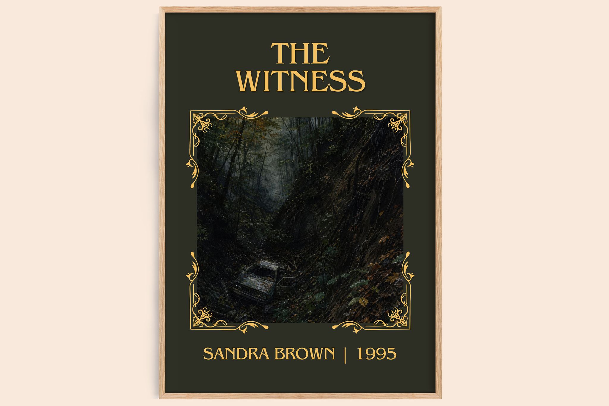 The Witness Classic Book Art Print by Sandra Brown