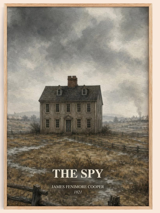 The Spy Book Watercolour Illustration by James Fenimore Cooper