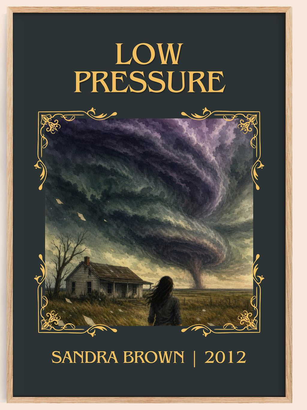 Low Pressure Classic Book Art Print by Sandra Brown – book poster