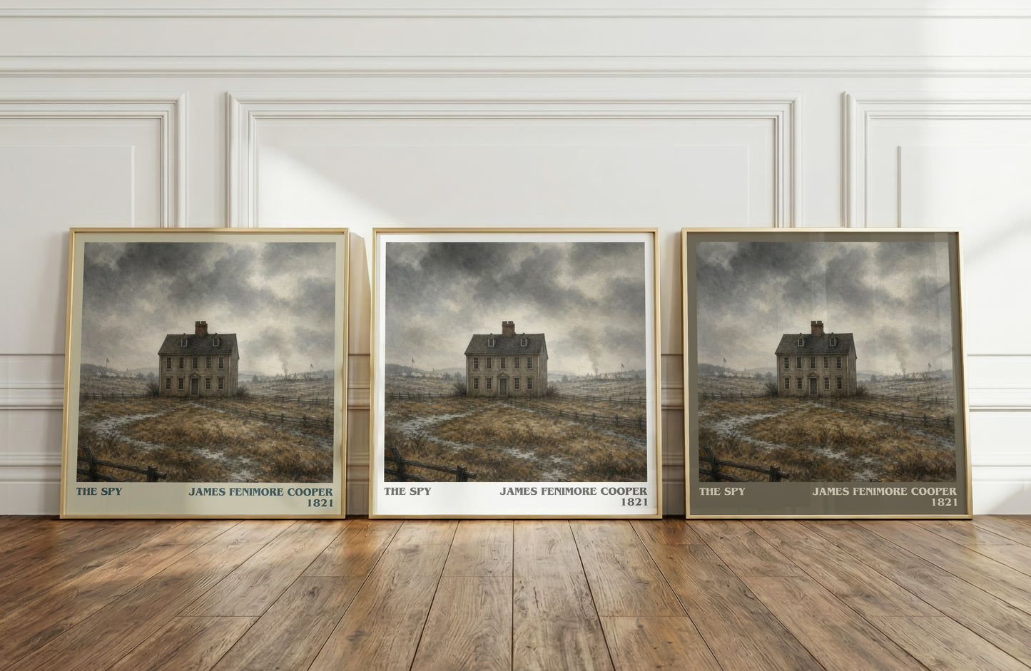 The Spy literary art print colour and style options – James Fenimore Cooper book art