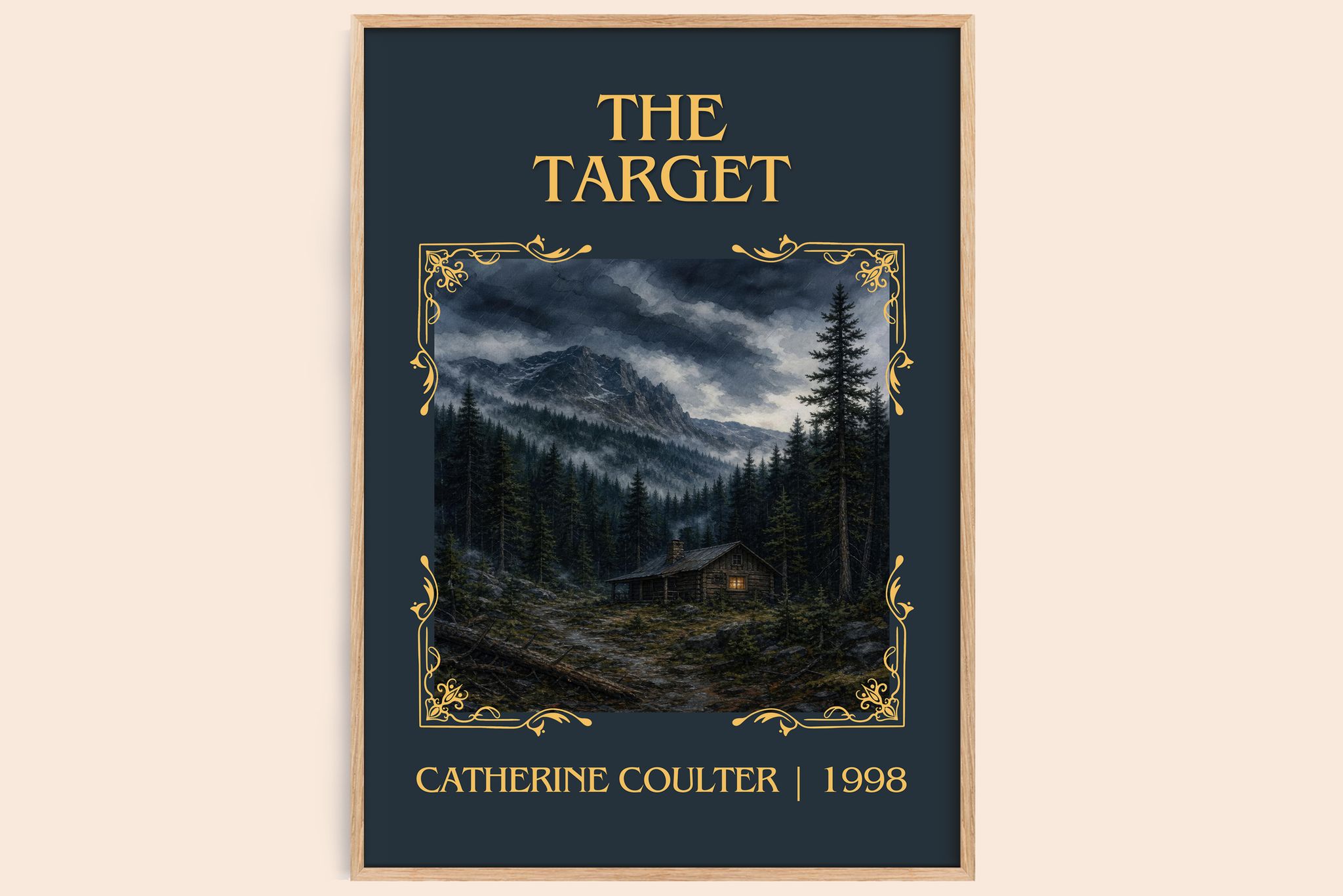 The Target Classic Book Art Print by Catherine Coulter
