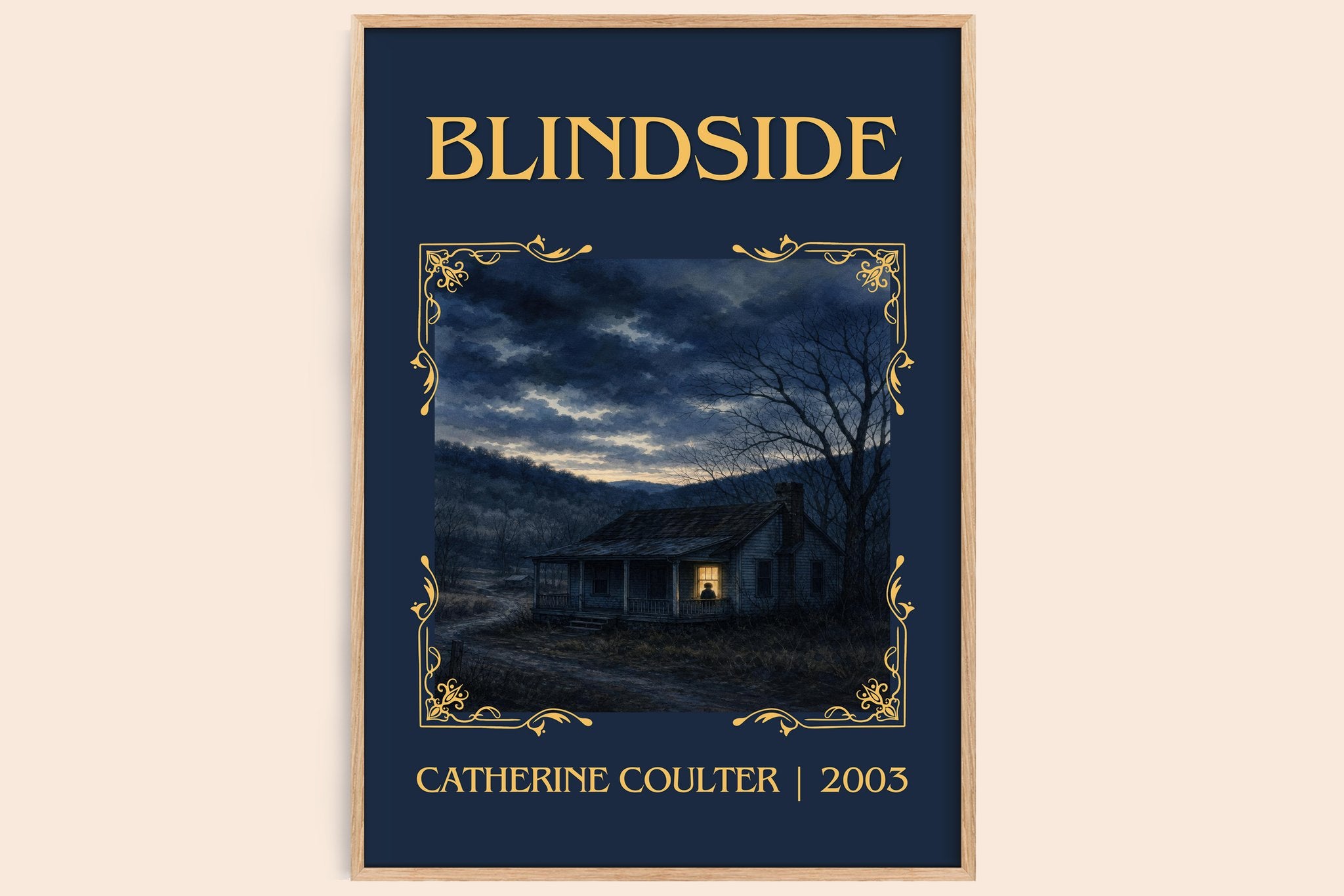 Blindside Classic Book Art Print by Catherine Coulter