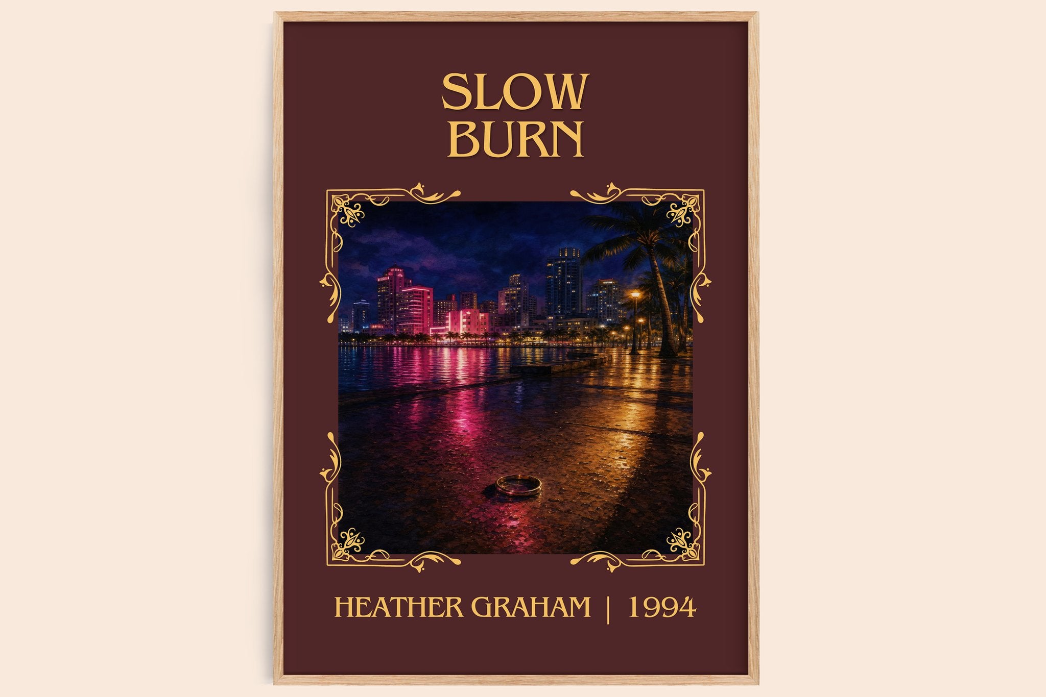 Slow Burn Classic Book Art Print by Heather Graham