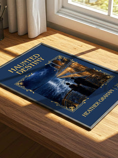 Haunted Destiny Classic Book Art Print by Heather Graham – print on a sunlit desk
