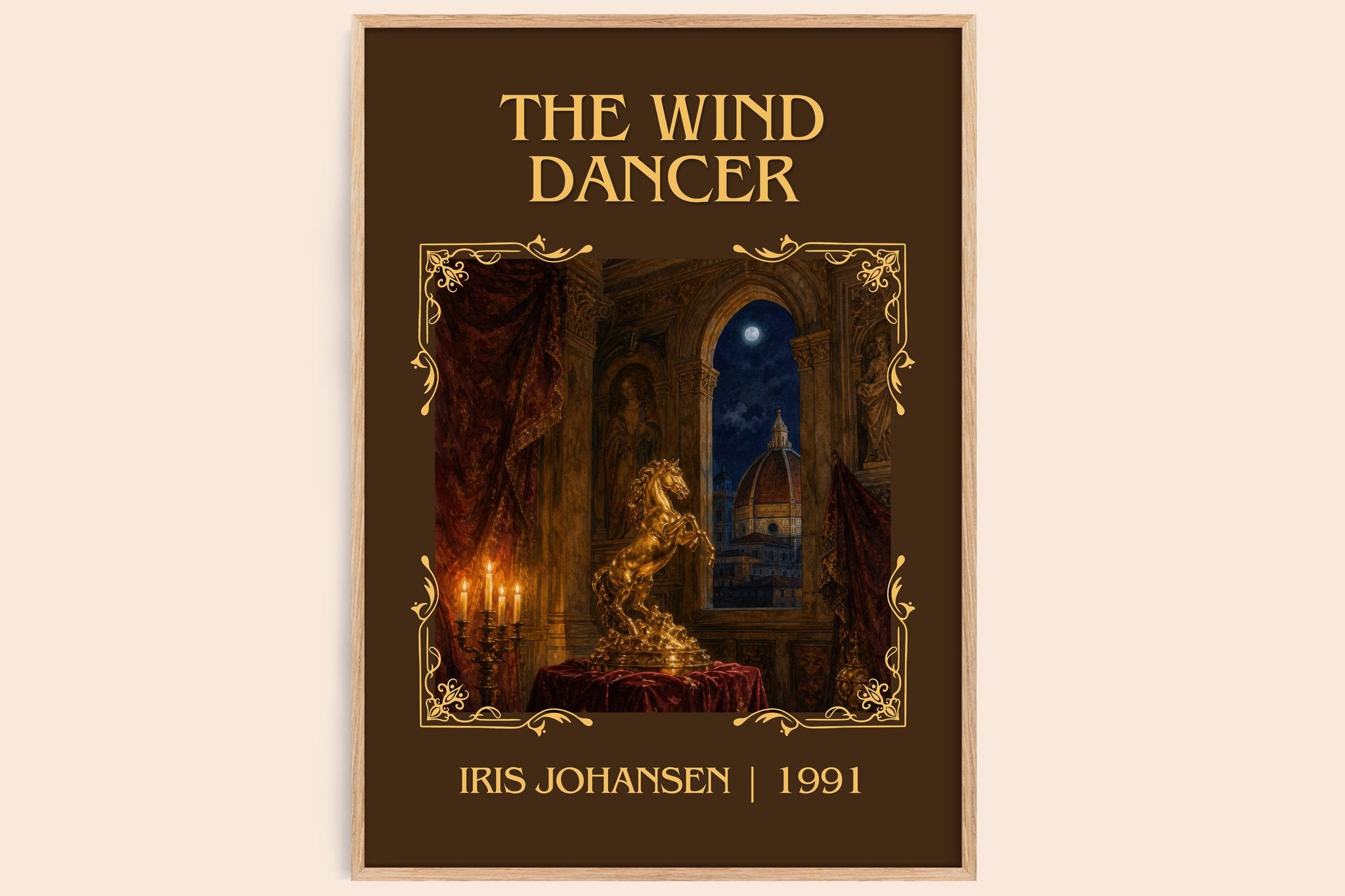 The Wind Dancer Classic Book Art Print by Iris Johansen