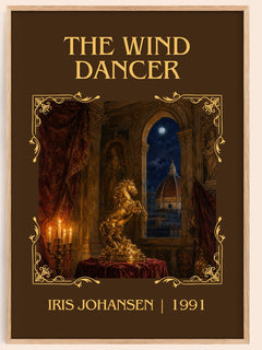 The Wind Dancer Classic Book Art Print by Iris Johansen – book poster