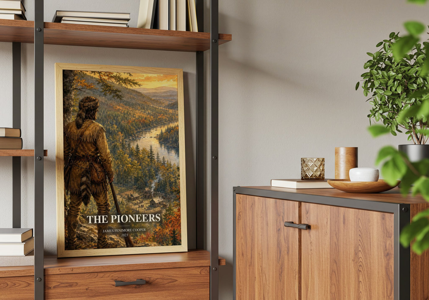 The Pioneers book watercolour illustration paper finish options – matte satin gloss