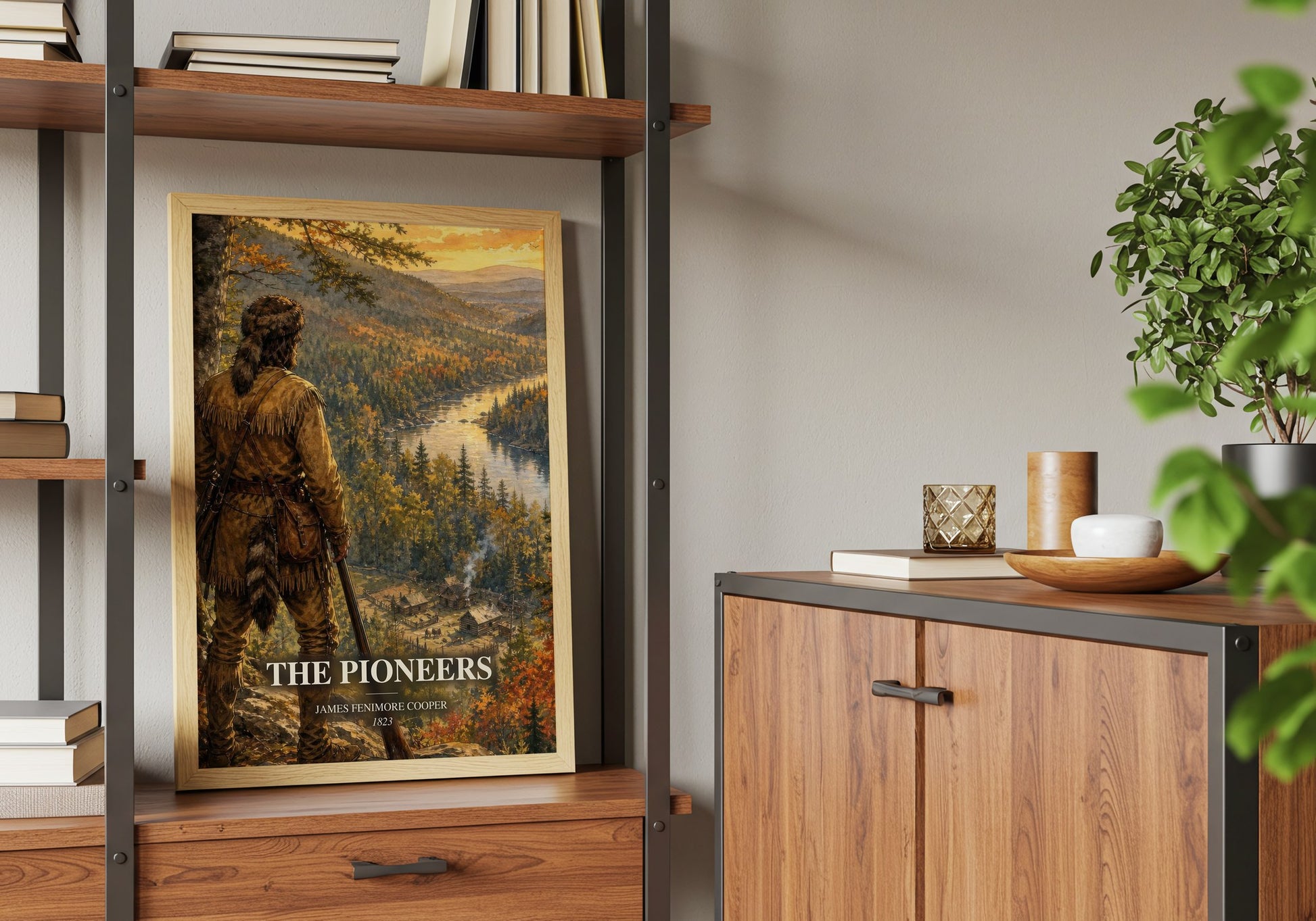 The Pioneers book watercolour illustration paper finish options – matte satin gloss
