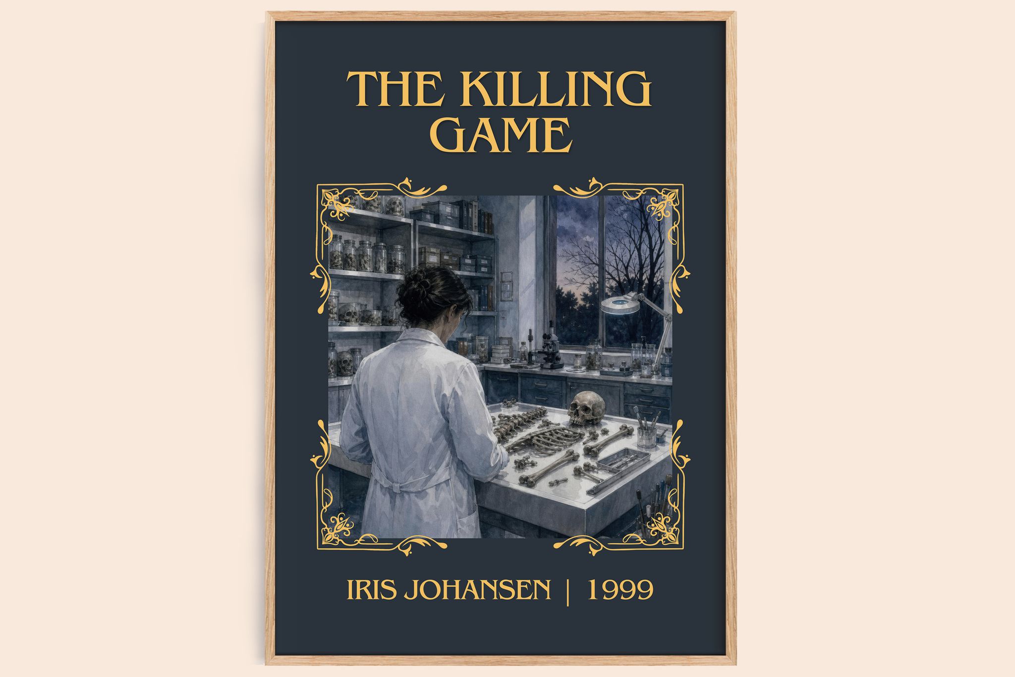 The Killing Game Classic Book Art Print by Iris Johansen