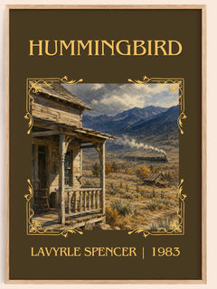 Hummingbird Classic Book Art Print by LaVyrle Spencer – book poster