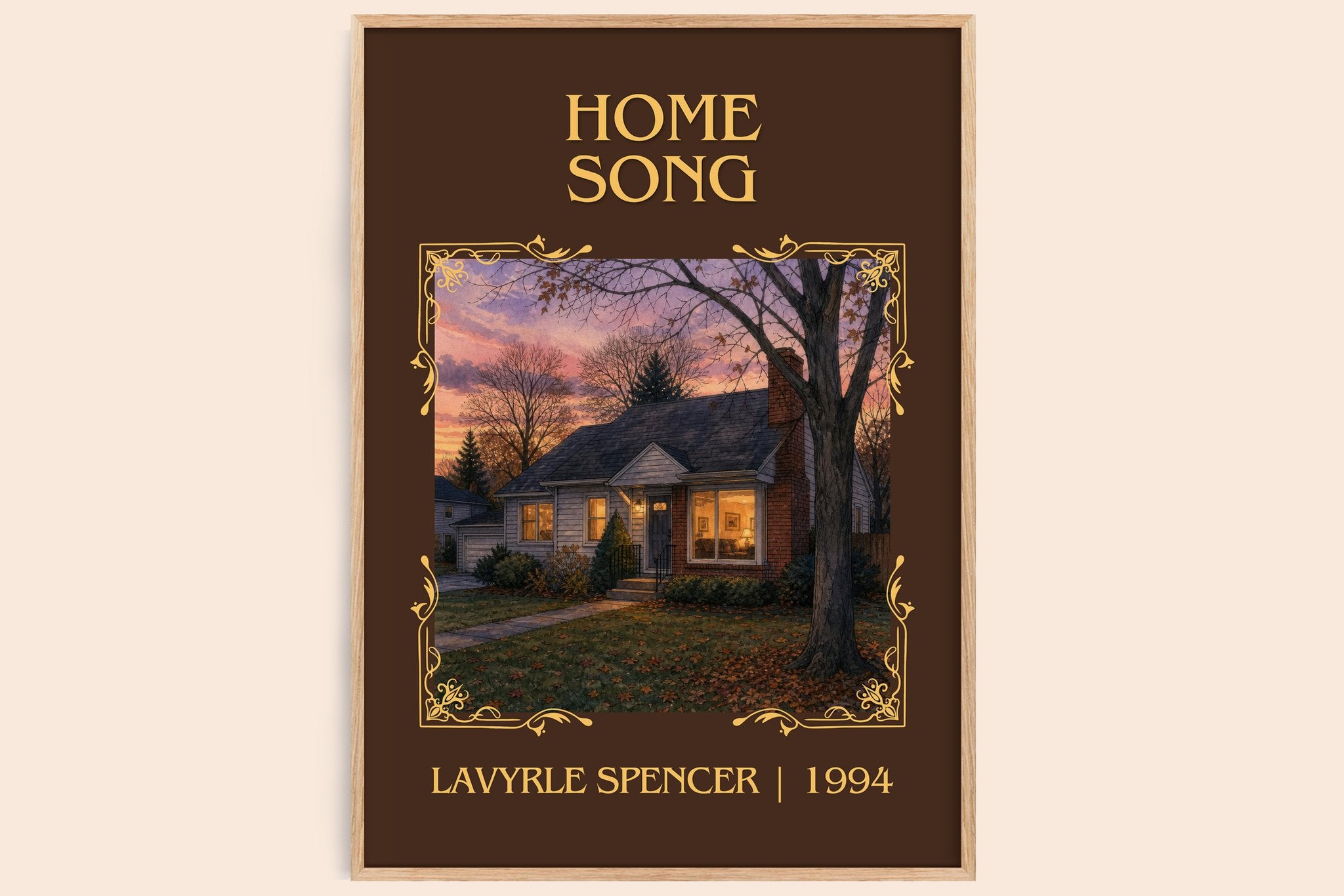 Home Song Classic Book Art Print by LaVyrle Spencer