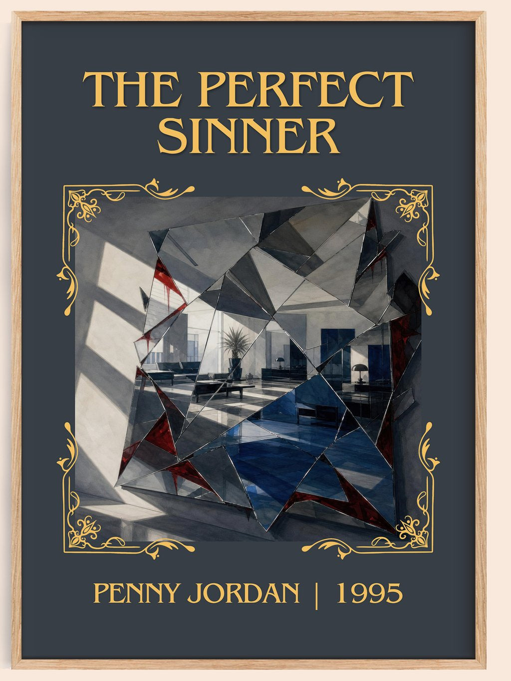 The Perfect Sinner Classic Book Art Print by Penny Jordan – book poster