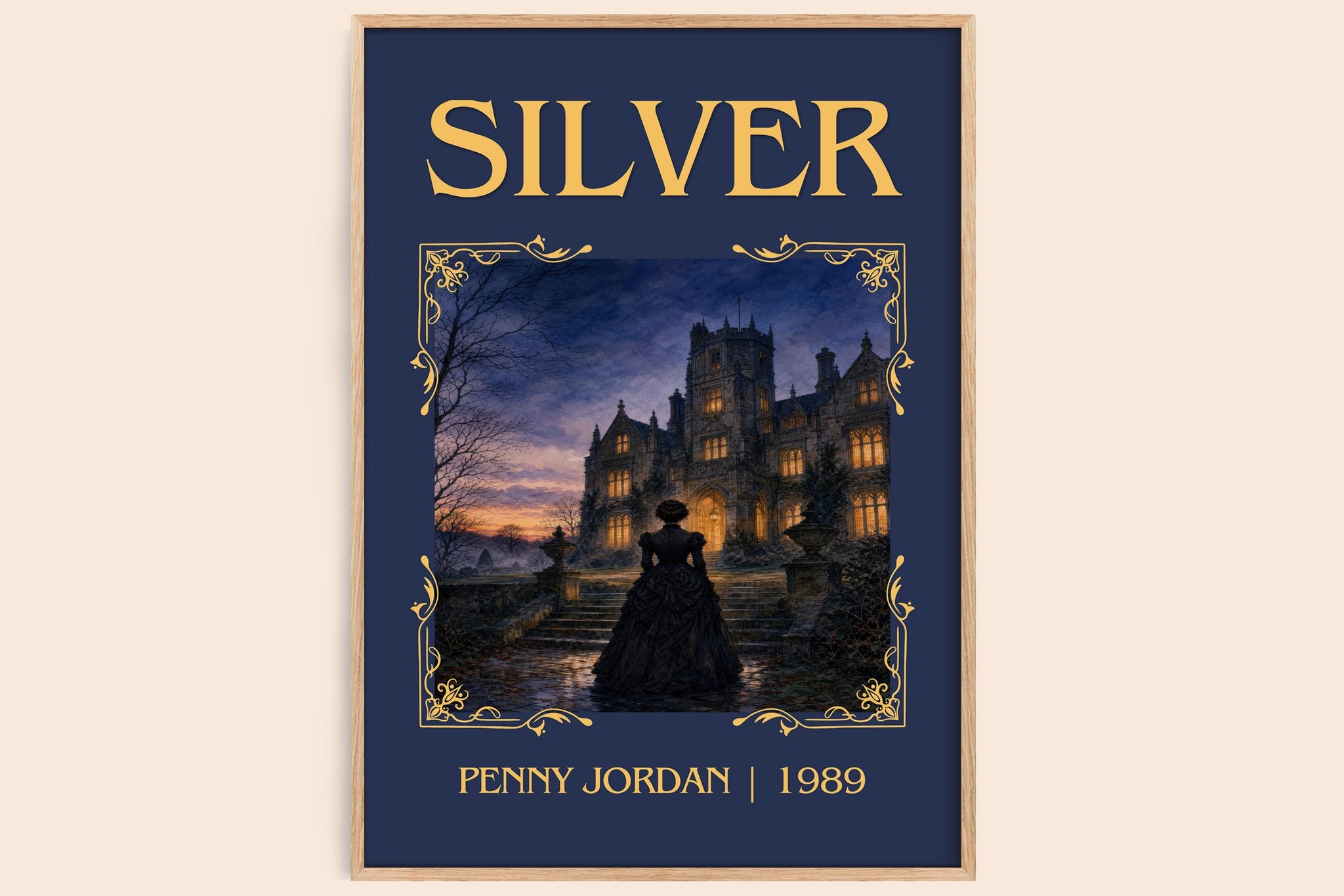 Silver Classic Book Art Print by Penny Jordan