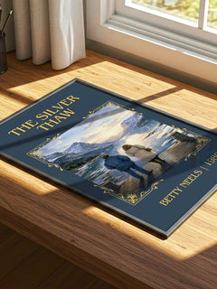 The Silver Thaw Classic Book Art Print by Betty Neels – print on a sunlit desk