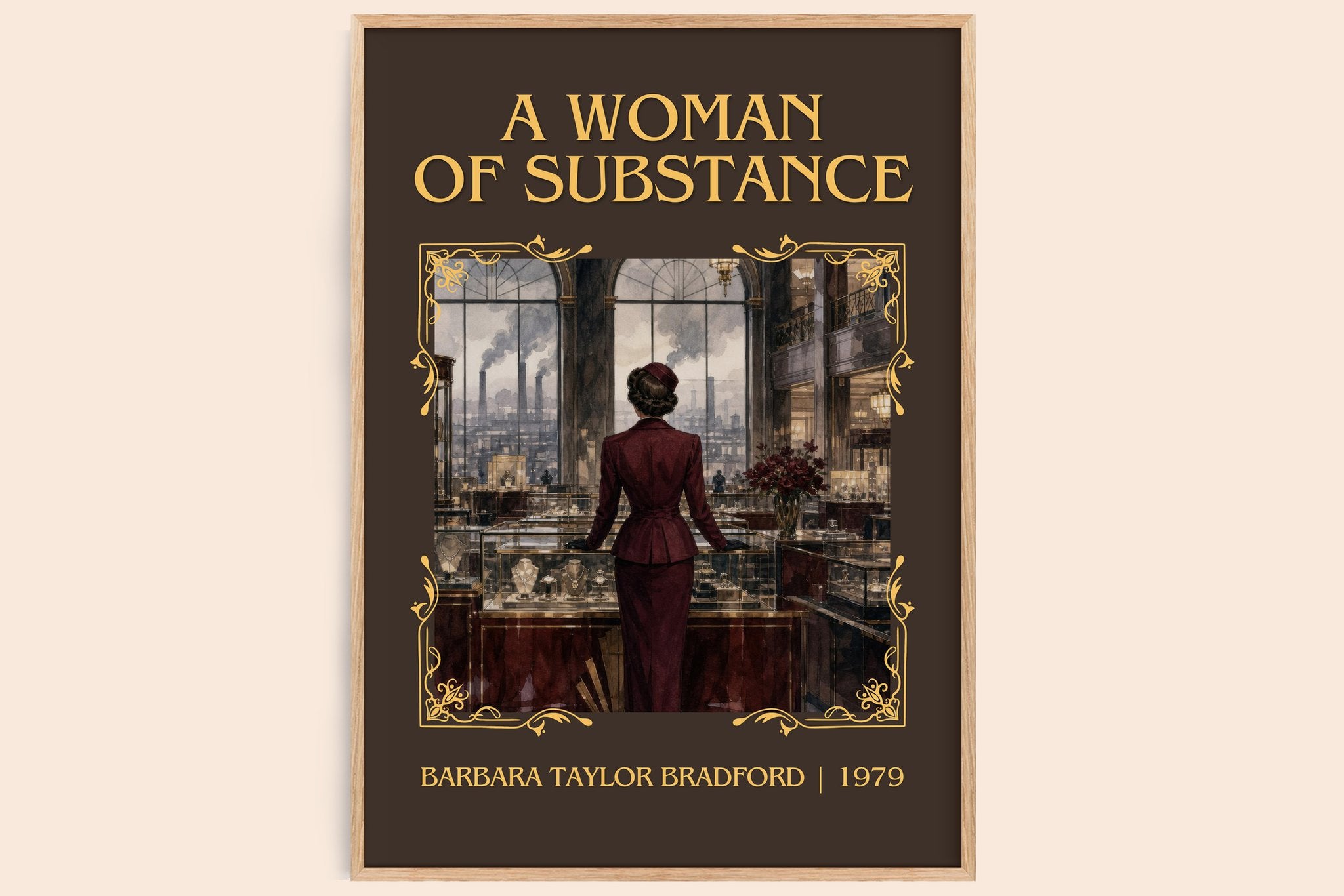A Woman of Substance Classic Book Art Print by Barbara Taylor Bradford
