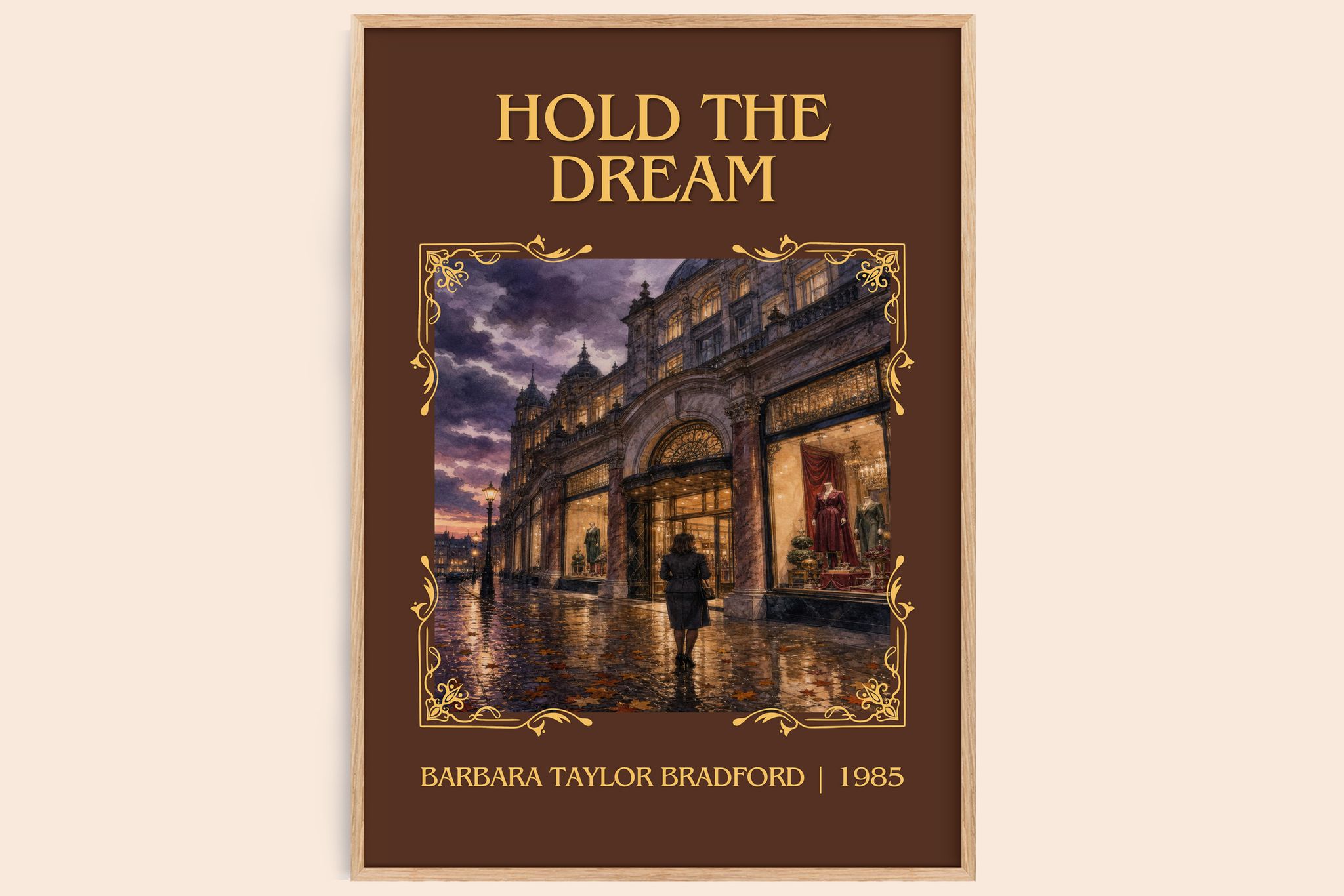 Hold the Dream Classic Book Art Print by Barbara Taylor Bradford
