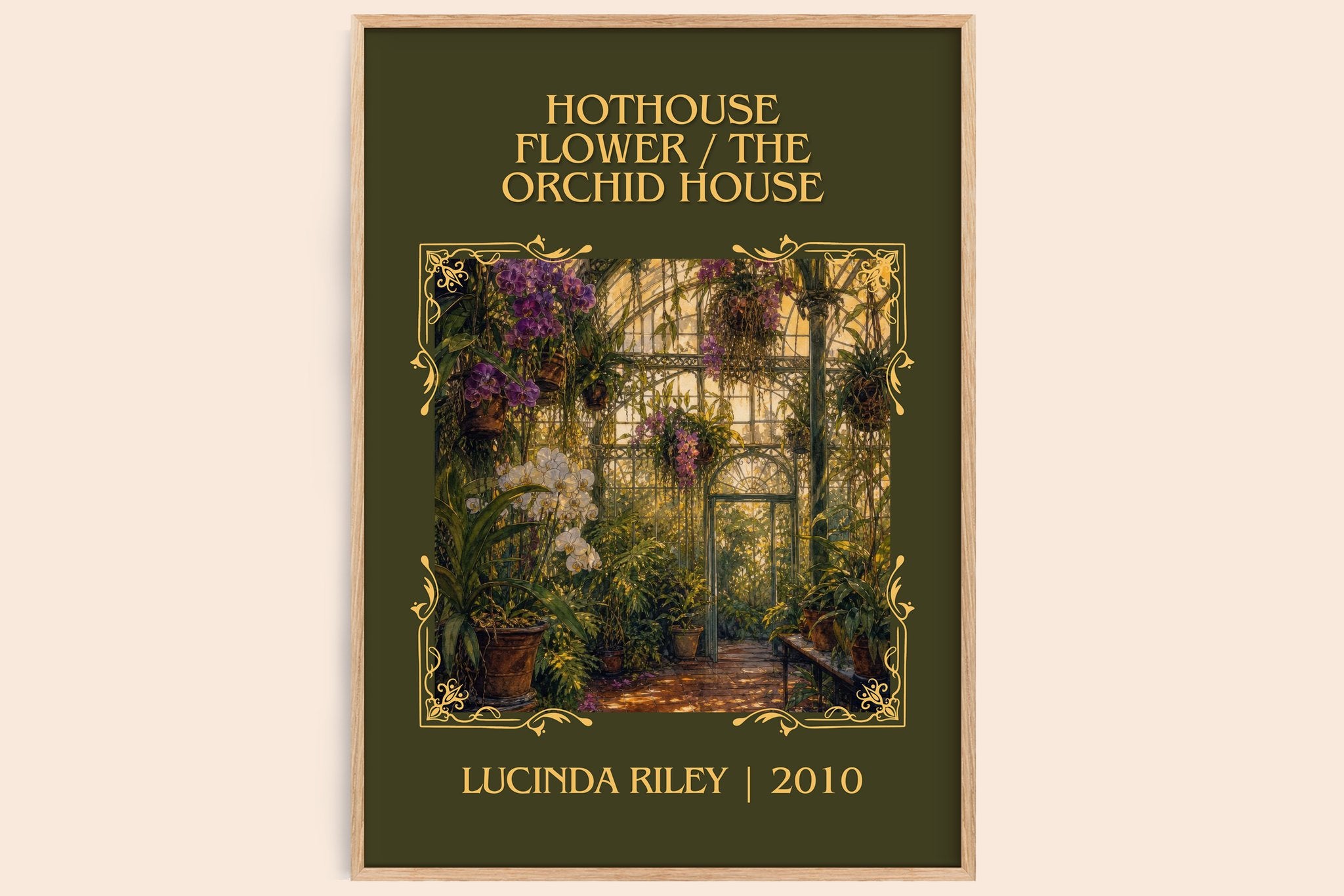 Hothouse Flower / The Orchid House Classic Book Art Print by L. Riley