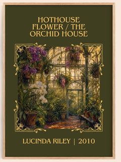 Hothouse Flower / The Orchid House Classic Book Art Print by L. Riley – book poster