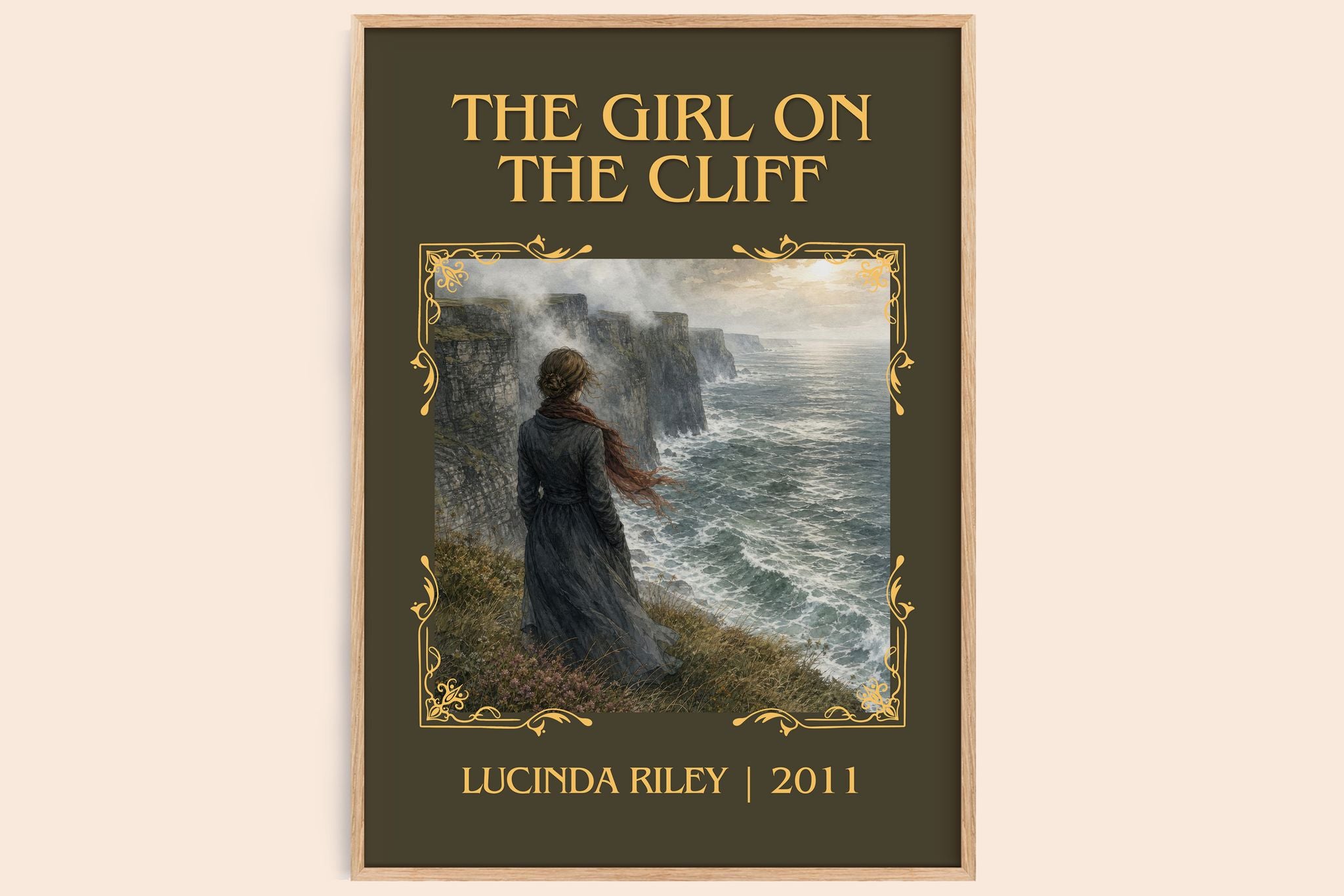 The Girl on the Cliff Classic Book Art Print by Lucinda Riley