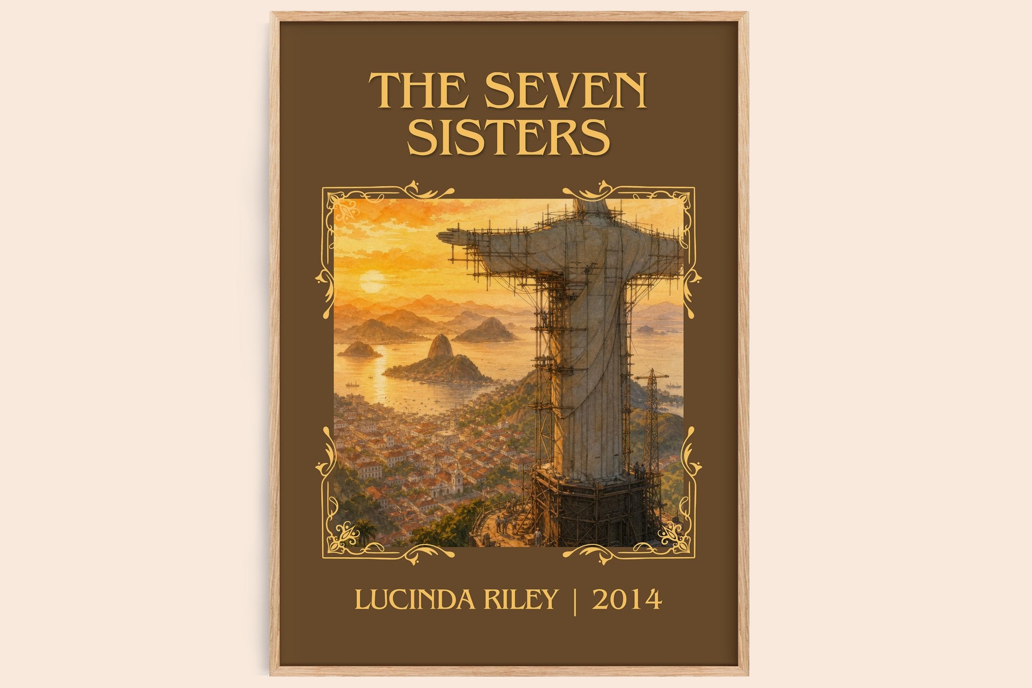 The Seven Sisters Classic Book Art Print by Lucinda Riley