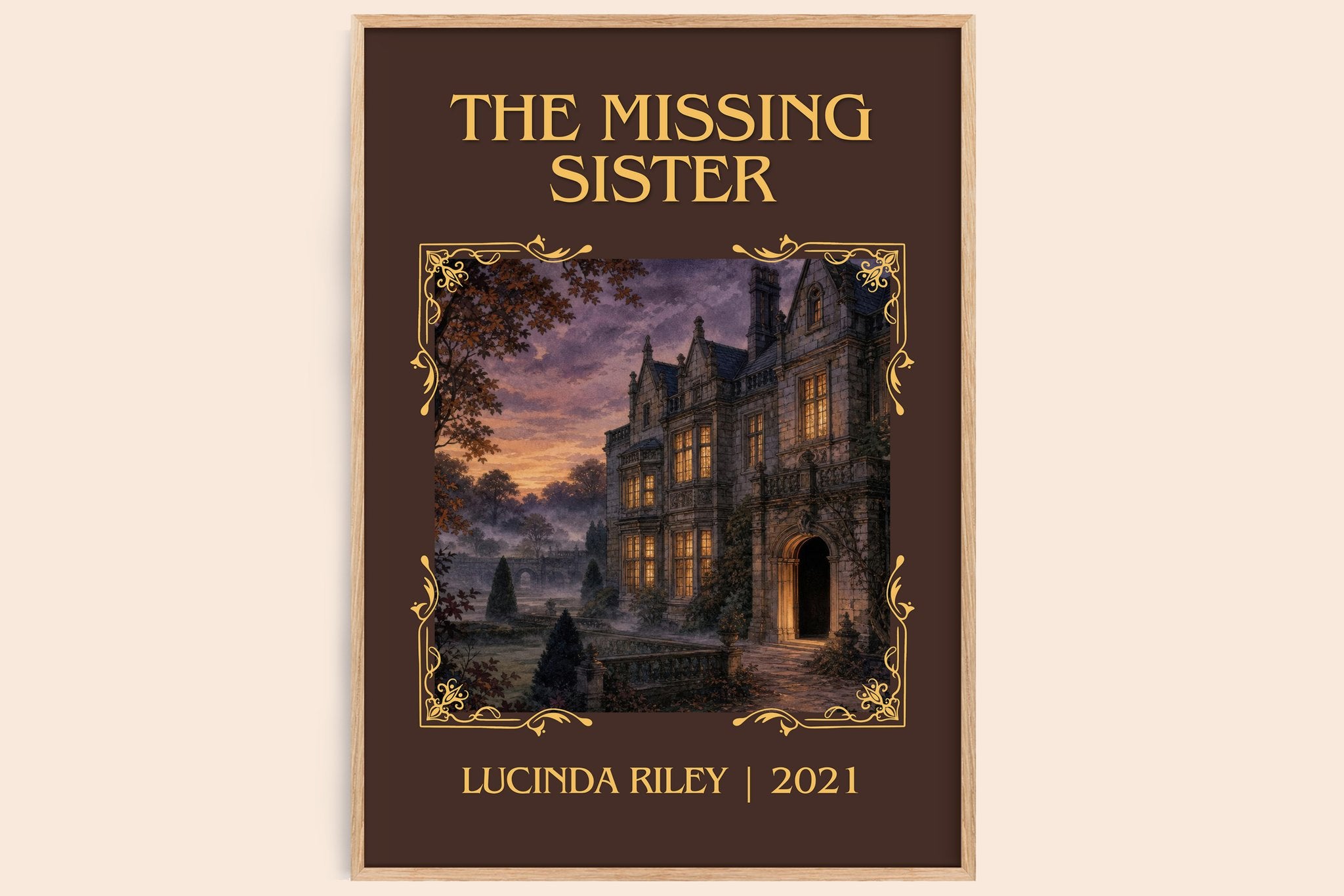 The Missing Sister Classic Book Art Print by Lucinda Riley