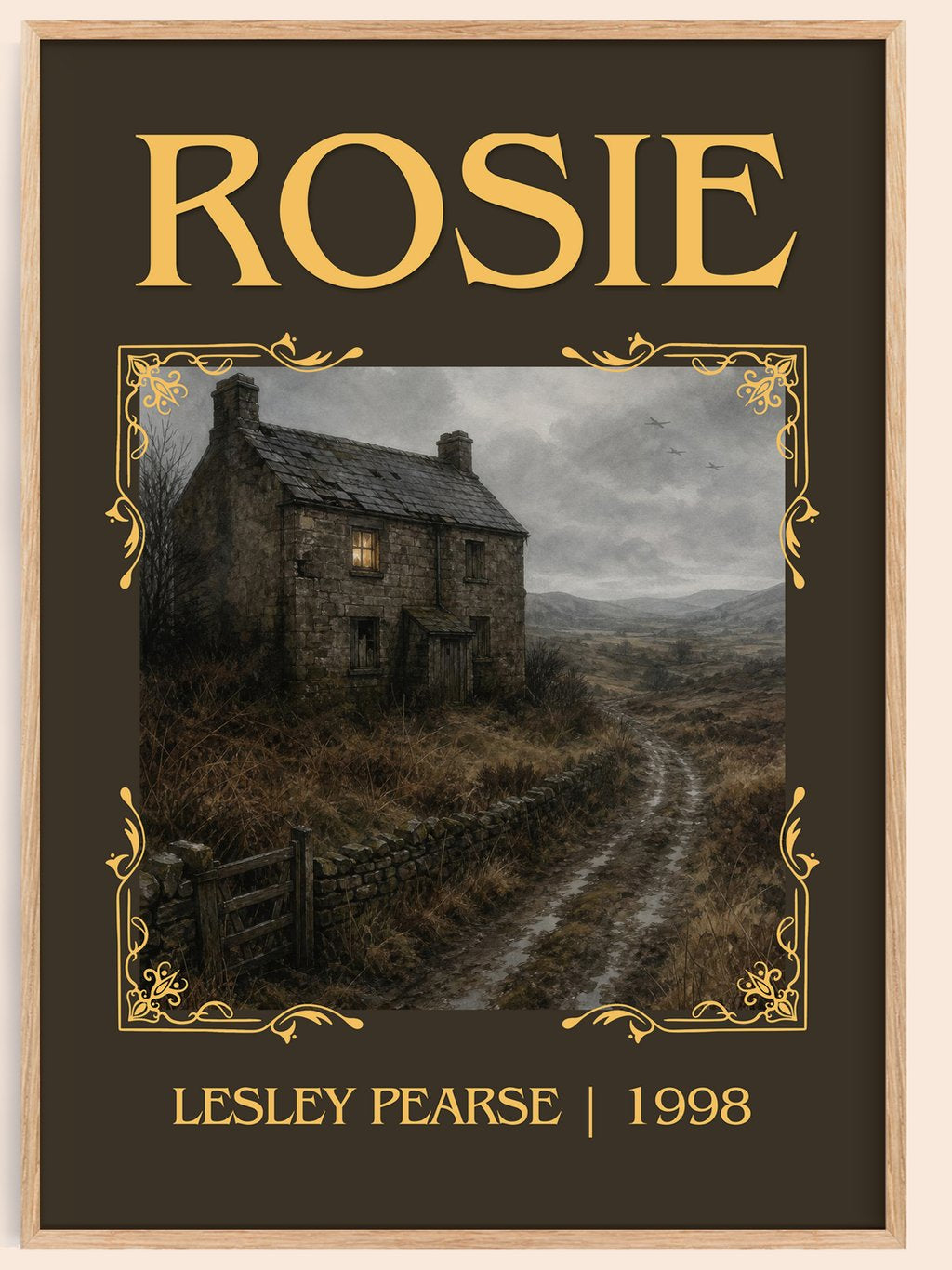 Rosie Classic Book Art Print by Lesley Pearse – book poster