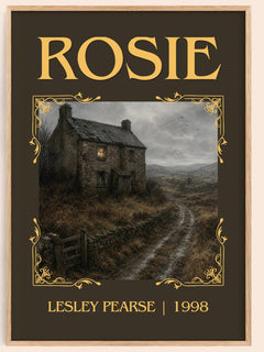 Rosie Classic Book Art Print by Lesley Pearse – book poster
