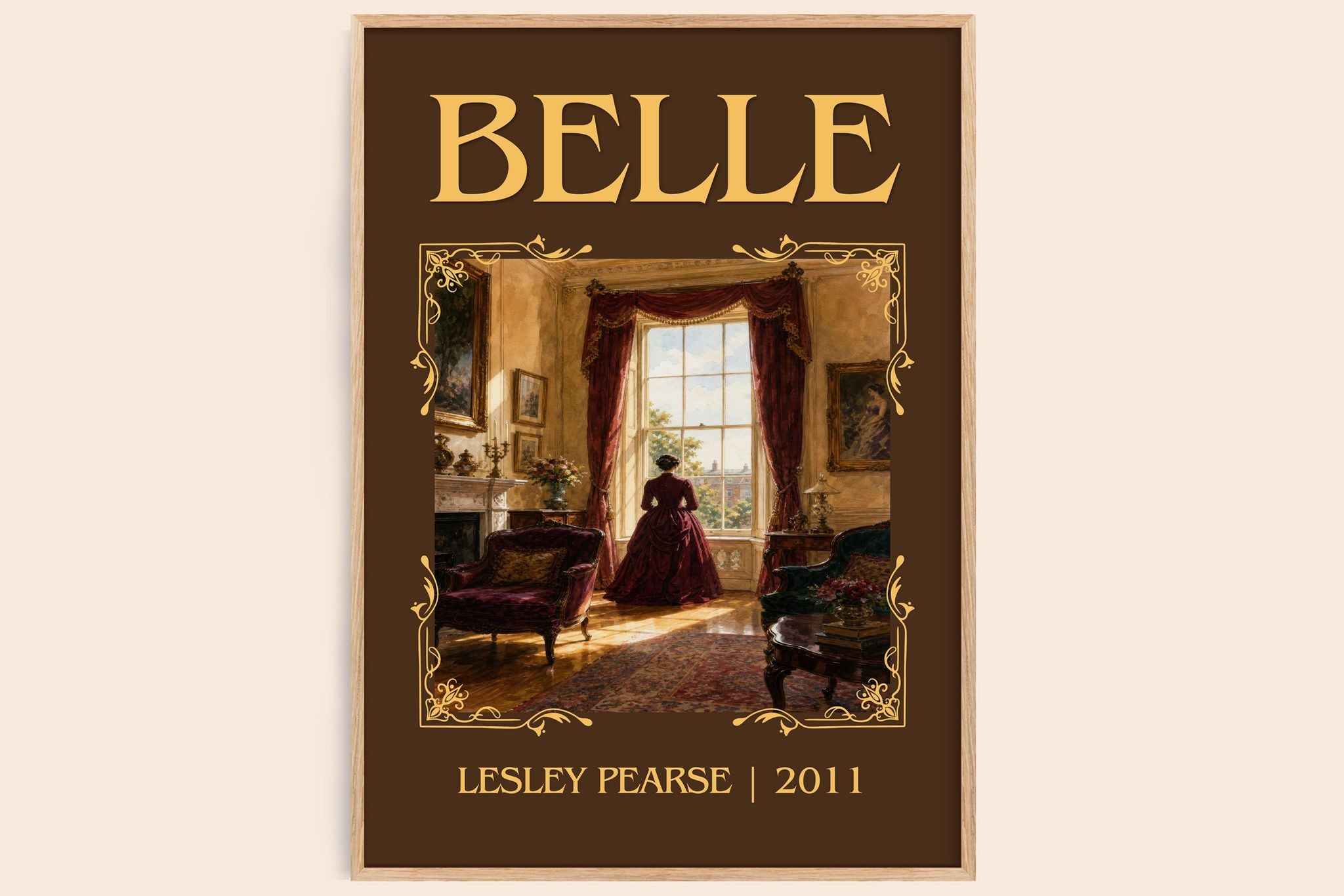Belle Classic Book Art Print by Lesley Pearse