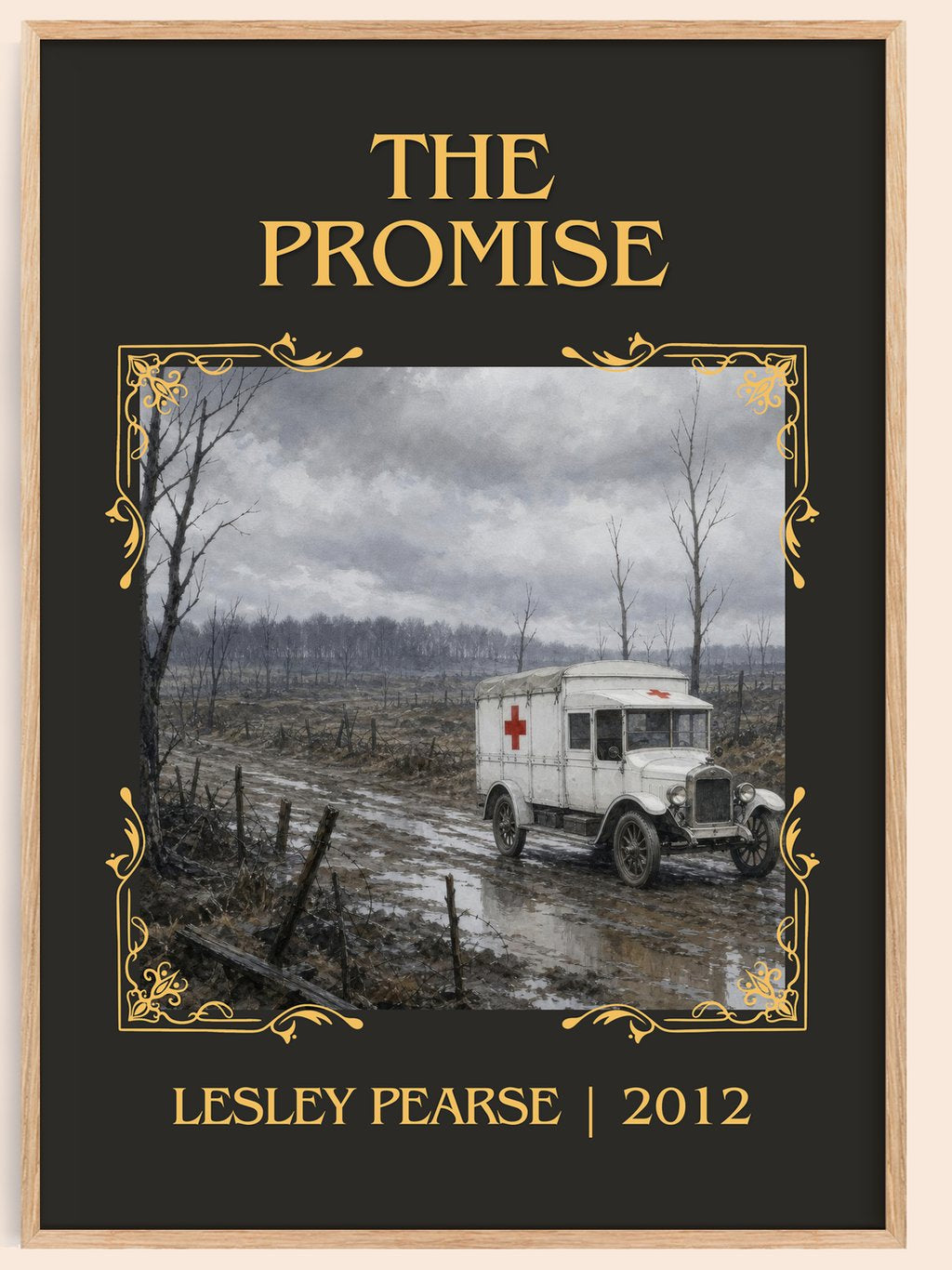 The Promise Classic Book Art Print by Lesley Pearse – book poster