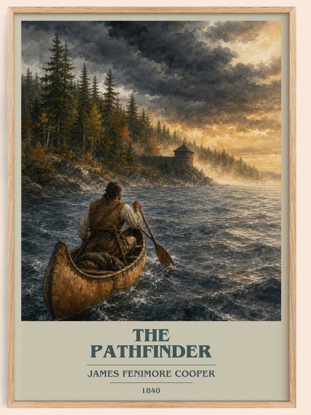The Pathfinder Book Cover Poster by James Fenimore Cooper